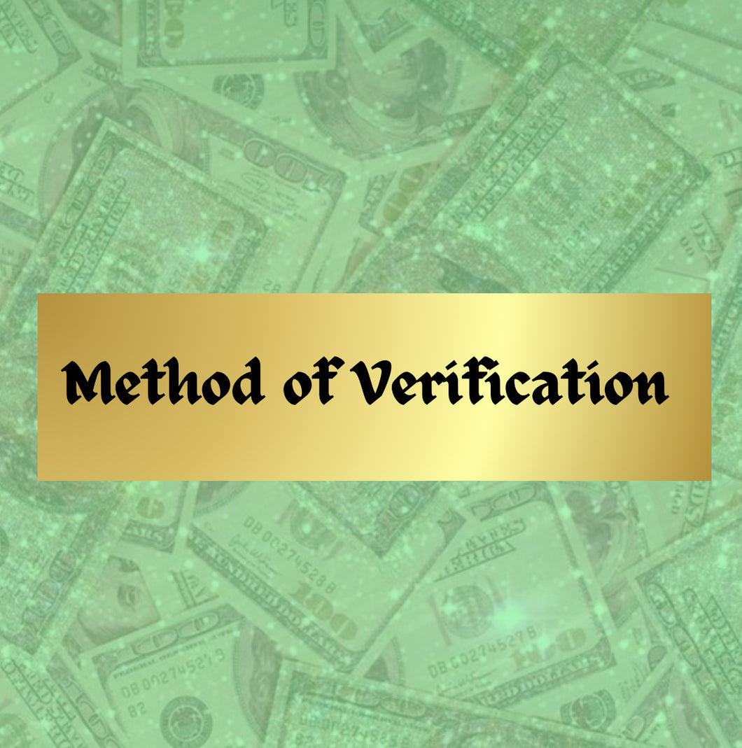 Verification of Debt