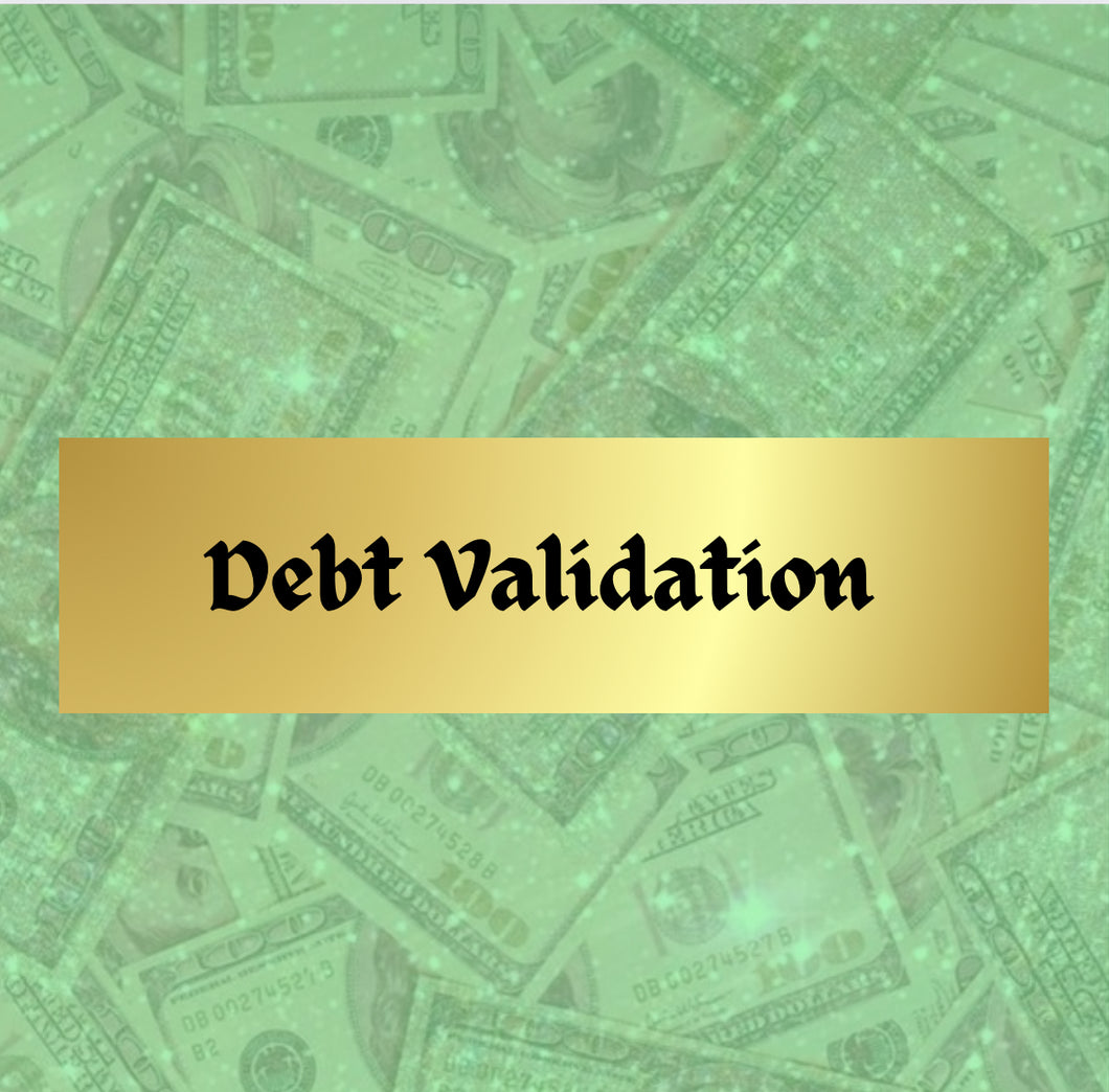 Debt Validation Letter