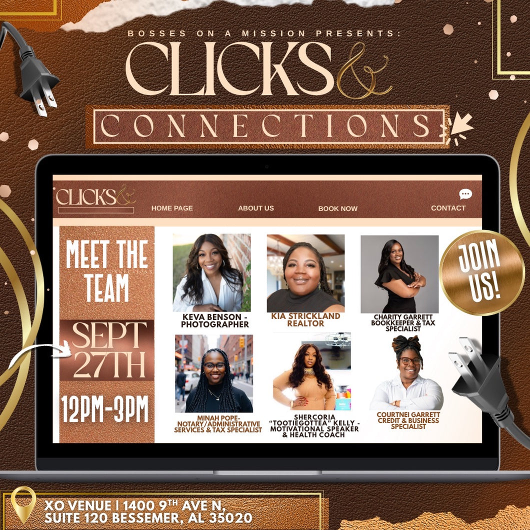 Clicks & Connections Networking event